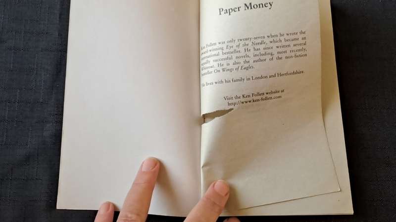 Ken Follet  - Paper money - paperback/softcover - pages 286