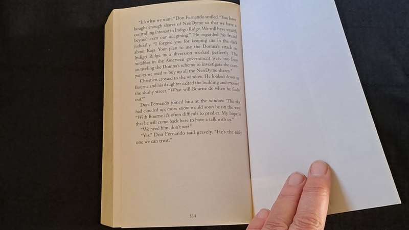 Eric Van Lustbader  - The Bourne dominion - paperback/softcover - pages 534