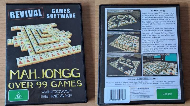 PC Game : Mahjongg over 99 games