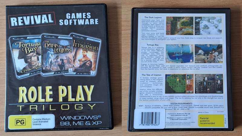 PC Game : Role Play Trilogy
