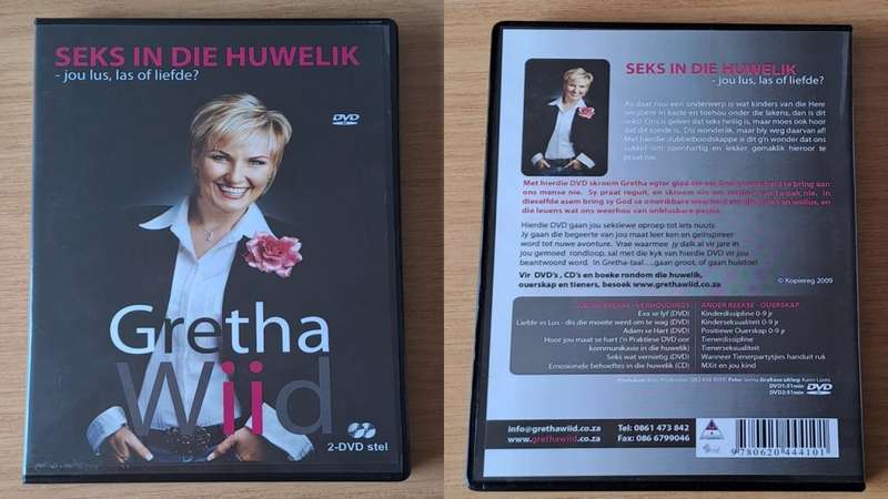 2 DVD Set : Gretha Wiid - Seks in die huwelik - jou lus, las of liefde?