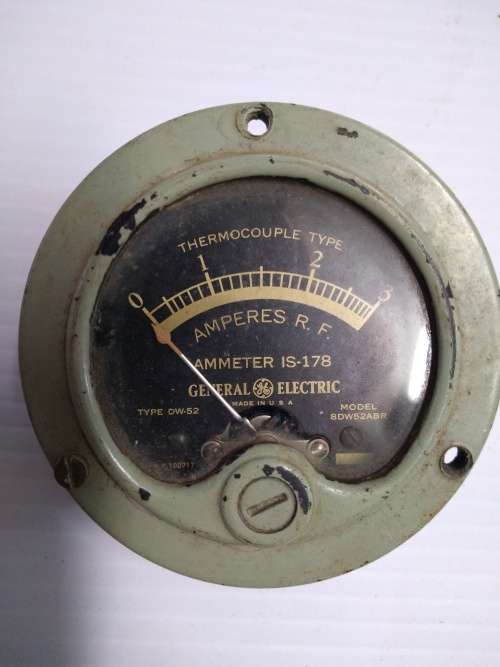 Vintage General Electric Ammeter