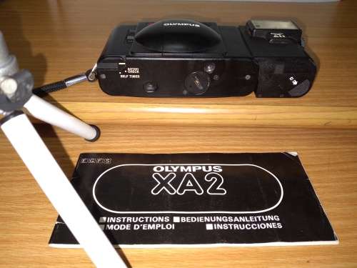 Olympus XA2 with A11 Electronic Flash
