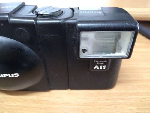 Olympus XA2 with A11 Electronic Flash
