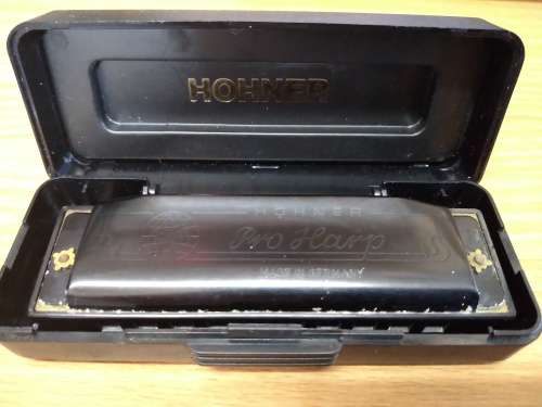 Vintage Hohner Pro Harp Harmonica