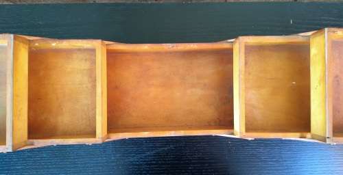 Vintage Wooden Accordion Sewing Box