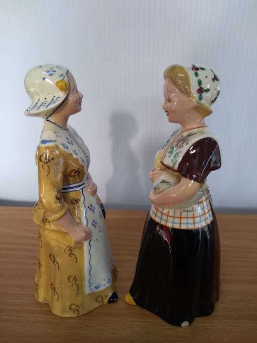Vintage Zenith Bols Decanter x 2 - `Friesland` and `Spakenburg`