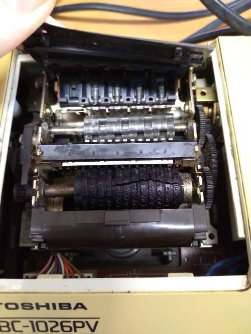 Toshiba BC-1026PV Printing Calculator for parts or repair