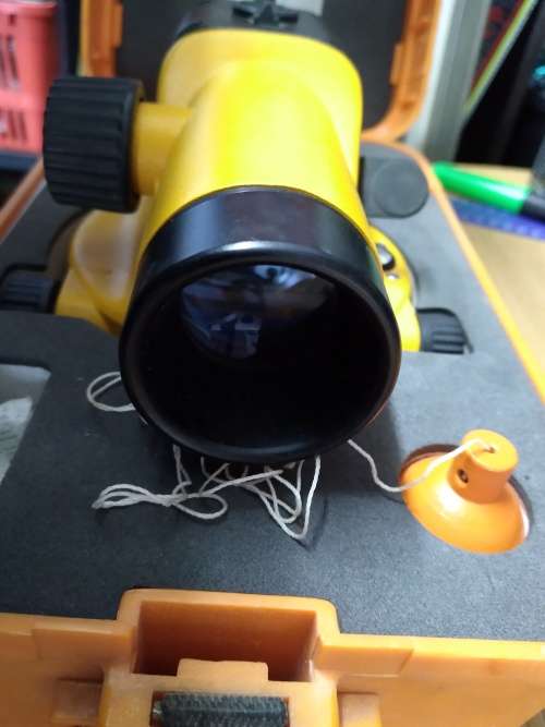 Champ Surveying Dumpy Level Set: Auto-Level, Aluminium Tripod and Measuring Staff