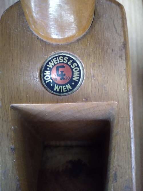 Antique Joh Weiss Sohn Wien Wooden Plane