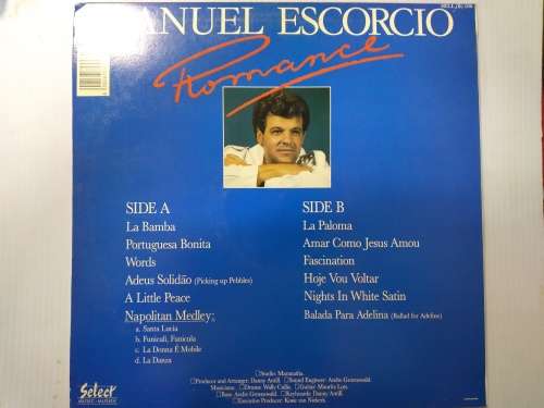 Autographed Manuel Escorcio - Romance LP (VG)