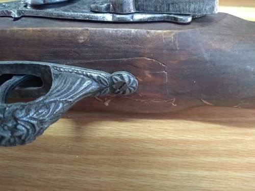 Flintlock Non-Firing Pistol Replica