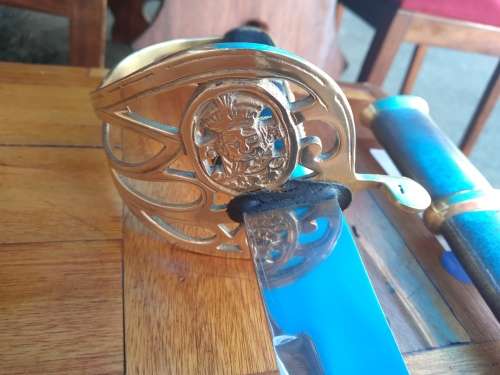 US Model 1860 Light Cavalry Saber Replica (brass detail scabbard)