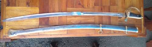 US Model 1860 Light Cavalry Saber Replica (brass detail scabbard)