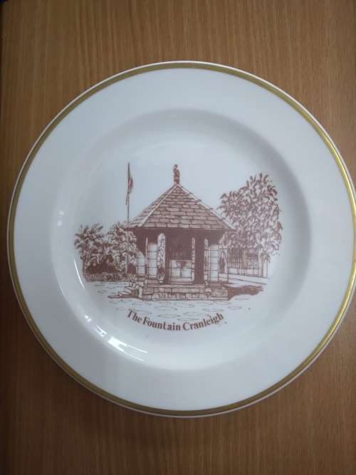 Wedgwood Metallised Bone China `The Fountain Cranleigh` Plate 225mm