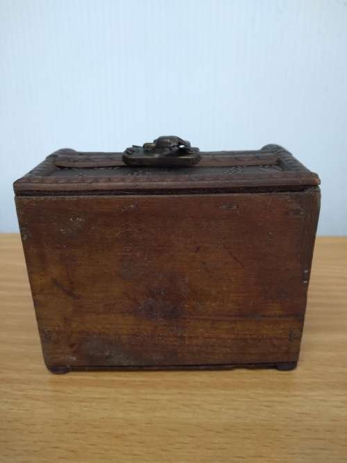 Wooden Chest Style Trinket Box