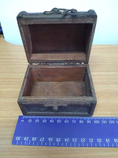 Wooden Chest Style Trinket Box