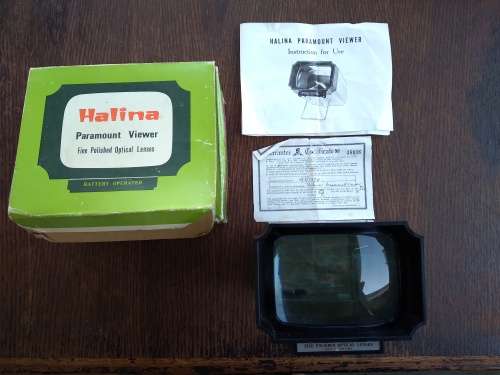Halina Paramount Viewer no.532 For Color Slides - Battery Operated