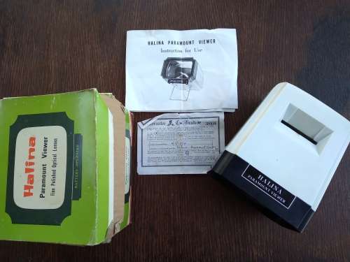 Halina Paramount Viewer no.532 For Color Slides - Battery Operated