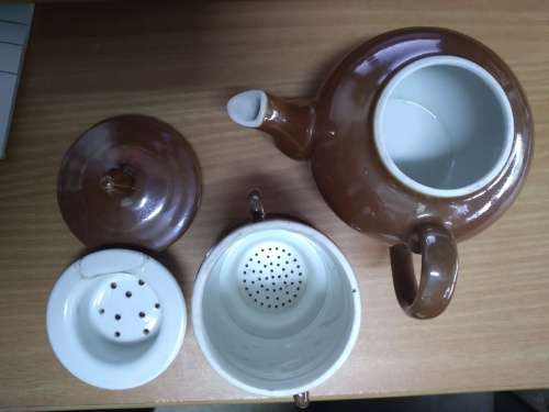 Vintage Apilco Porcelain Teapot