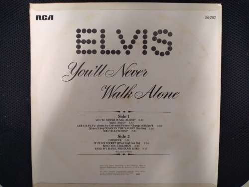 Elvis - You Will Never Walk Alone 1971 Vinyl