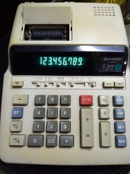 Sharp EL-1607L 10 Digit Calculator