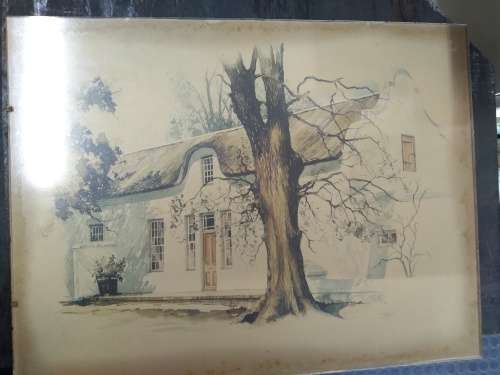 Set of 5 Ted Hoefsloot Painting Prints (please see description and all photos)