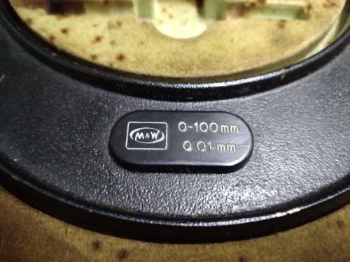 MandW 0-100mm Micrometer