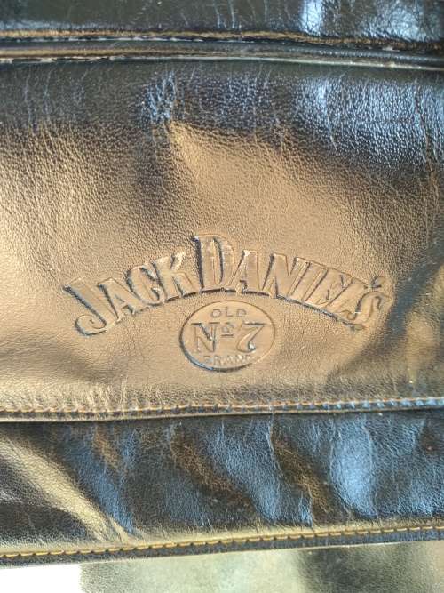 Leather Jack Daniels Laptop Bag