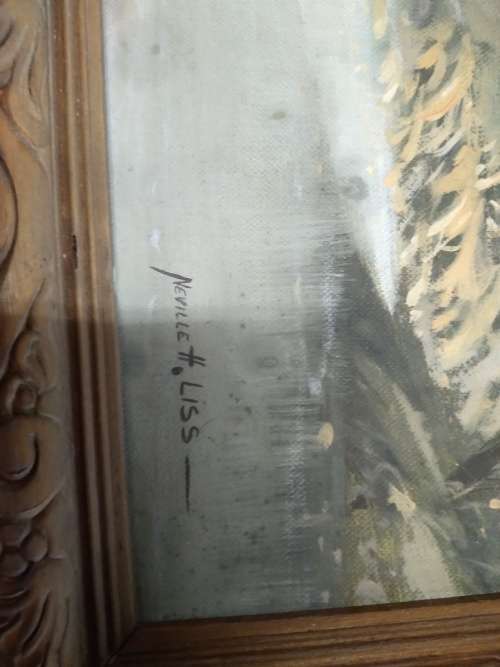 Painting by Neville H. Liss (580mm x 835mm)