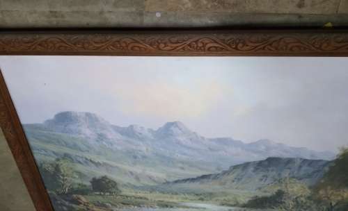 Painting by Neville H. Liss (580mm x 835mm)