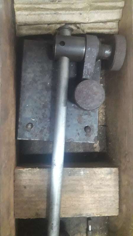 Vintage Mercer Dail Caliper Gauge and holder