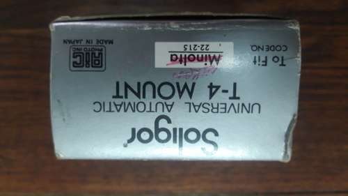 Vintage Soligor T4 Mount