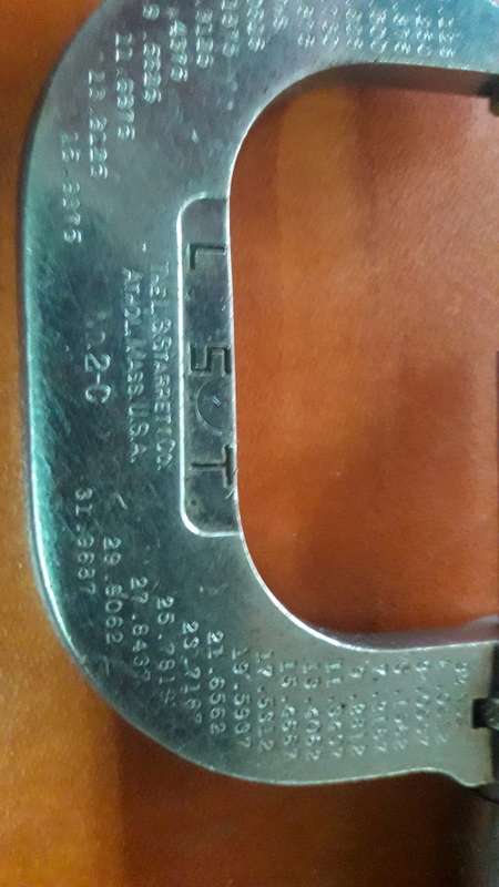 Vintage Starrett No2-C Micrometer