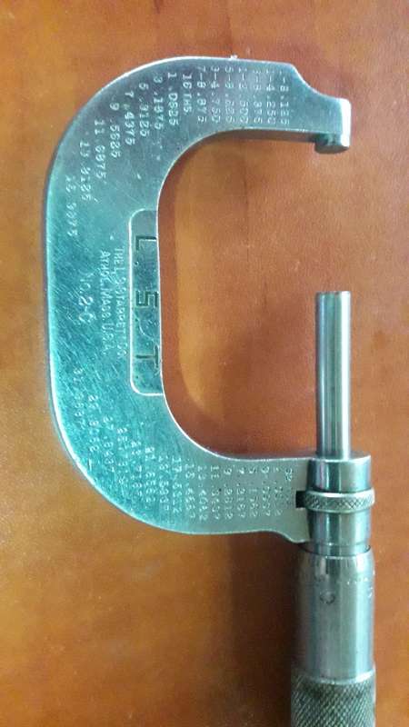 Vintage Starrett No2-C Micrometer