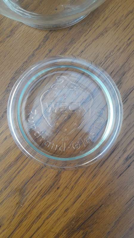 Vintage Weck Rundrand-Glas 100 Glass Jam Jar