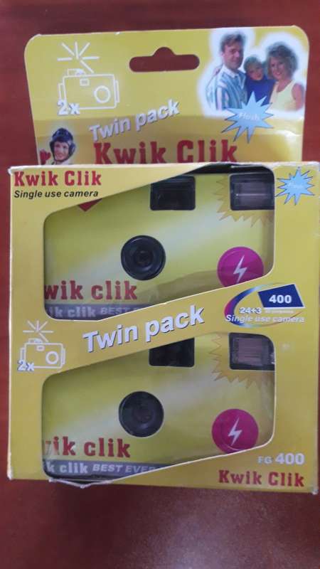 Kwik Cl8lik Twin Pack Single use Camera