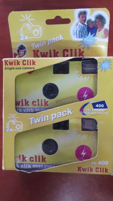 Kwik Cl8lik Twin Pack Single use Camera