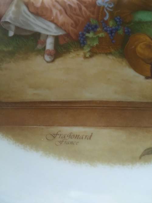 Constantia Fragonard France Plate 23cm