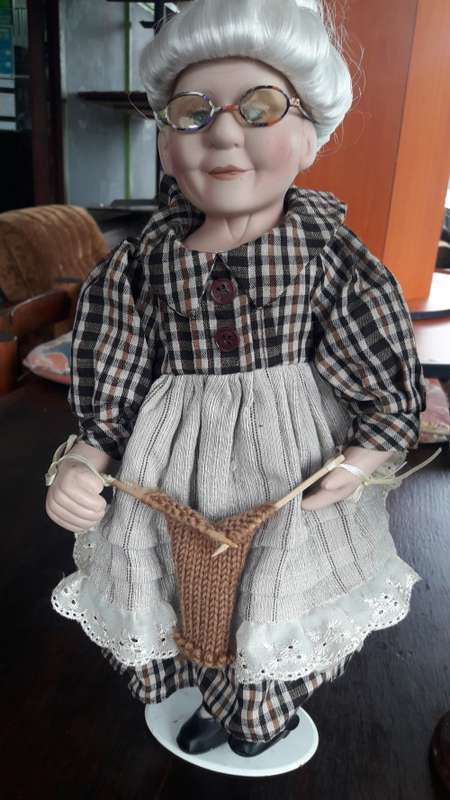 Grandpa and Grandma Porcelain Dolls