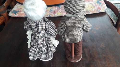 Grandpa and Grandma Porcelain Dolls