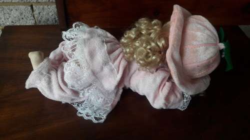 Babi In Pink Porcelain Doll