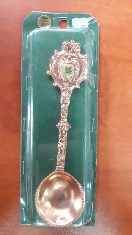 Copper Johannesburg Souvenir Spoon 17cm (QC0911)
