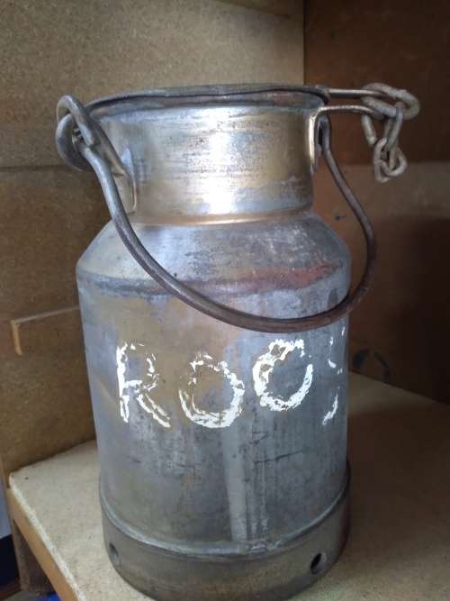 Vintage Milk Can - marked Roos - 29cm