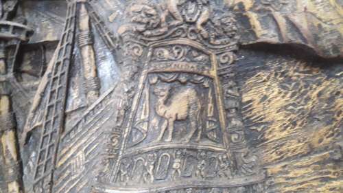 Chris Lovell Wood Carving of Dromedaris Ship