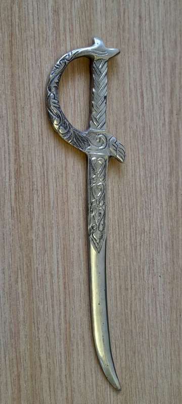 Brass Sword Envelope Opener (QC0092)