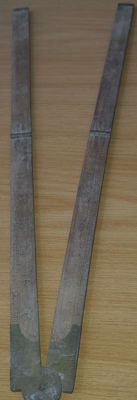 Vintage Folding Ruler
