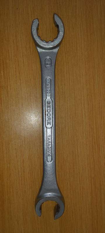 Gedore Vanadium No.400 17mm-19mm spanner