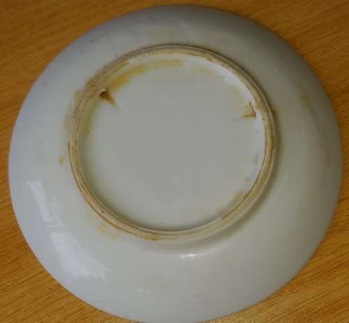 New York state Landmark Souvenir Mini Plate Gold Trim G Nov Co Japan  Porcelain
