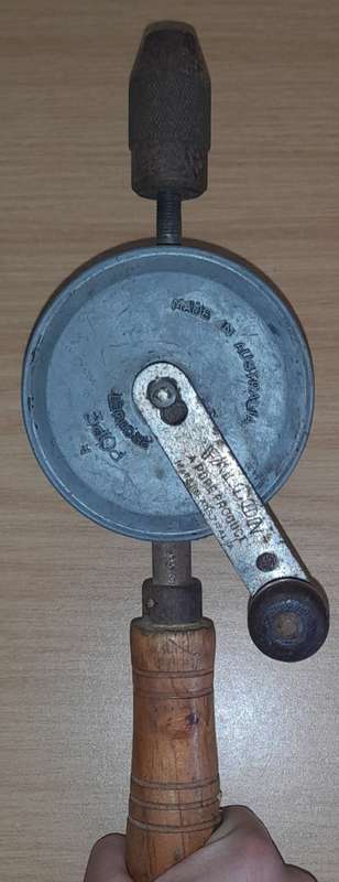 Vintage Falcon Pope Hand Drill .